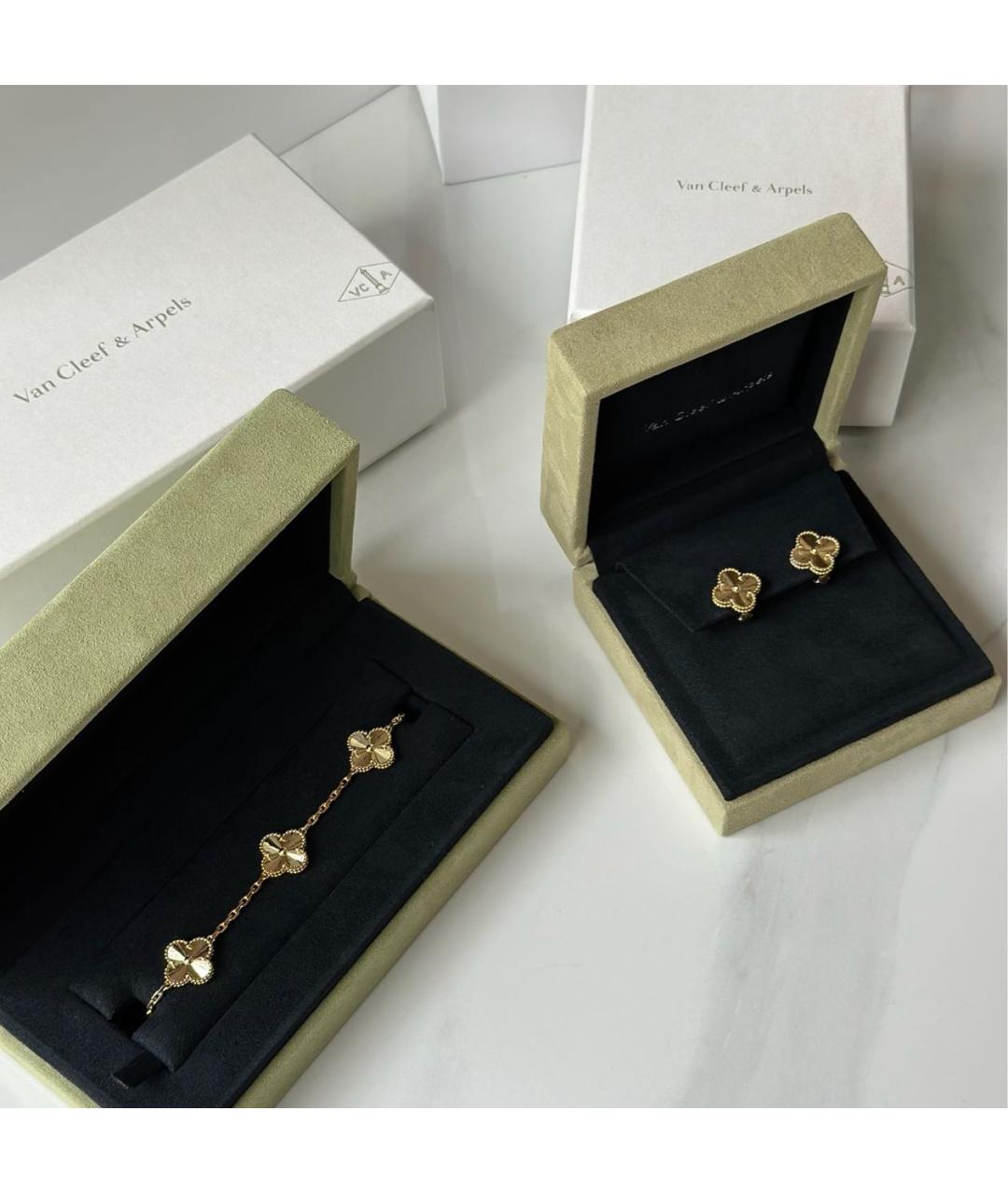 VAN CLEEF & ARPELS Золотые серьги из желтого золота, фото 3