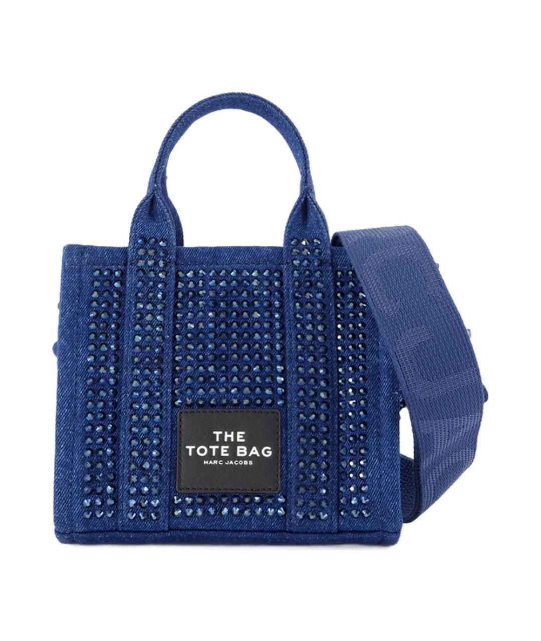 MARC JACOBS Синяя хлопковая сумка тоут, фото 1