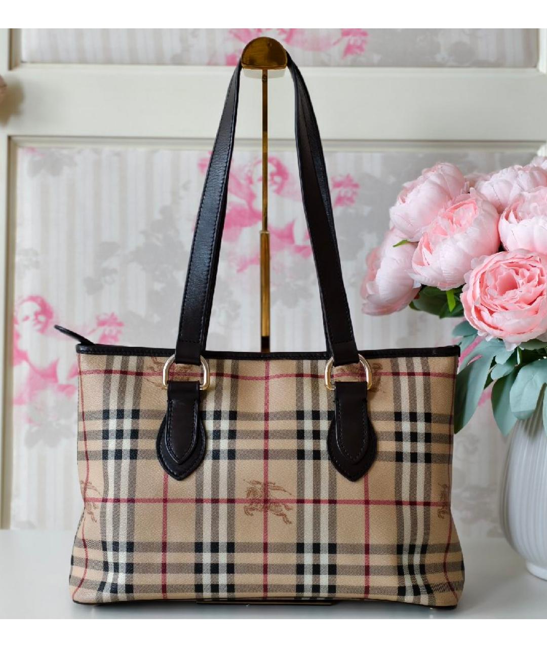 BURBERRY Бежевая сумка тоут, фото 8