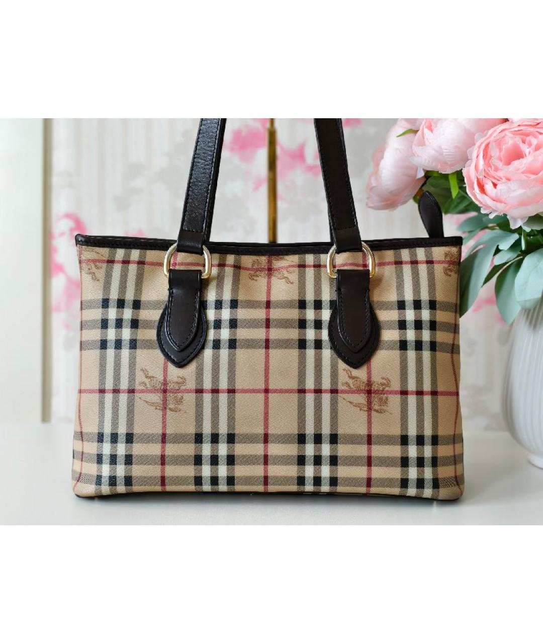 BURBERRY Бежевая сумка тоут, фото 3