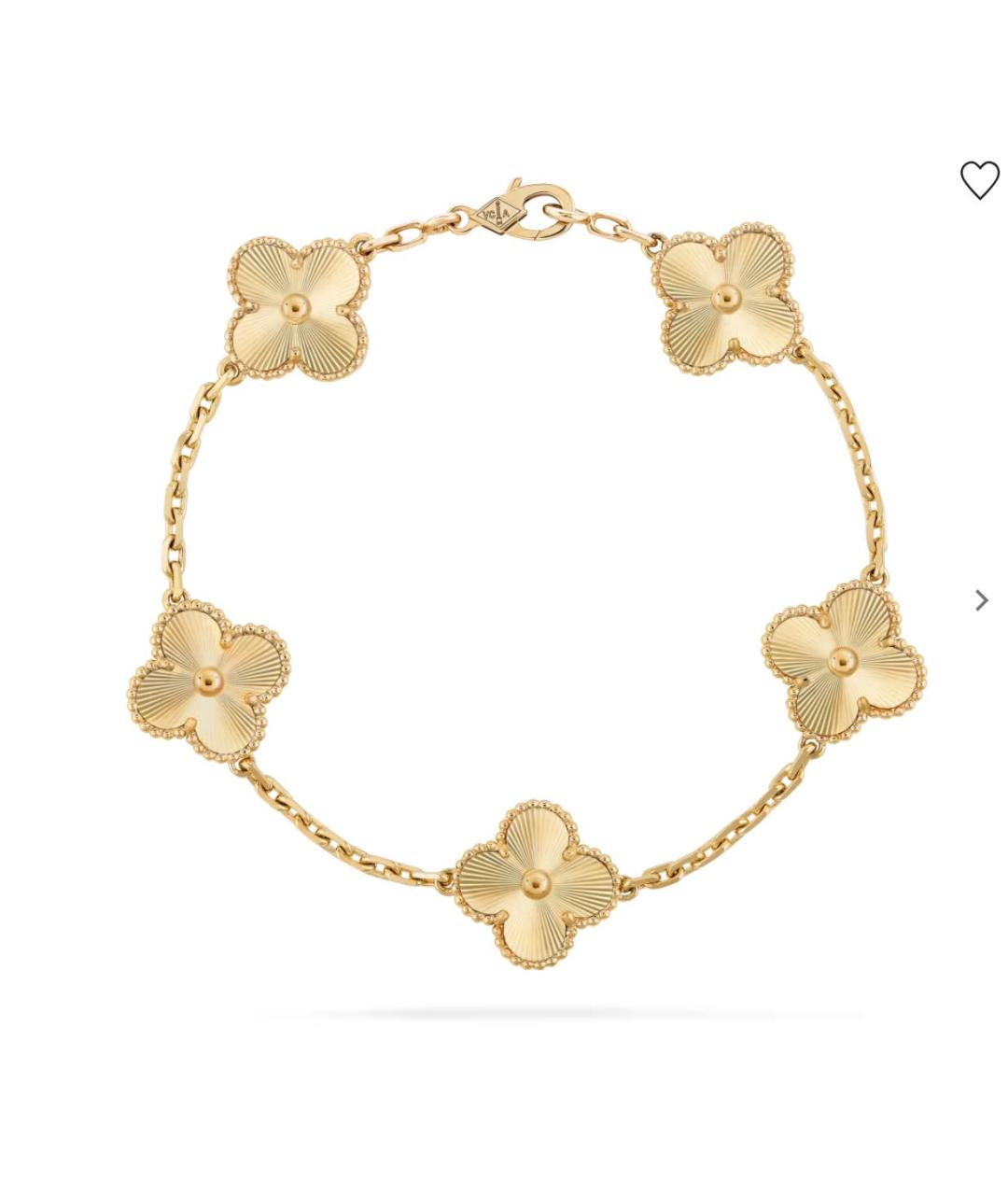 VAN CLEEF & ARPELS Золотой браслет из желтого золота, фото 6