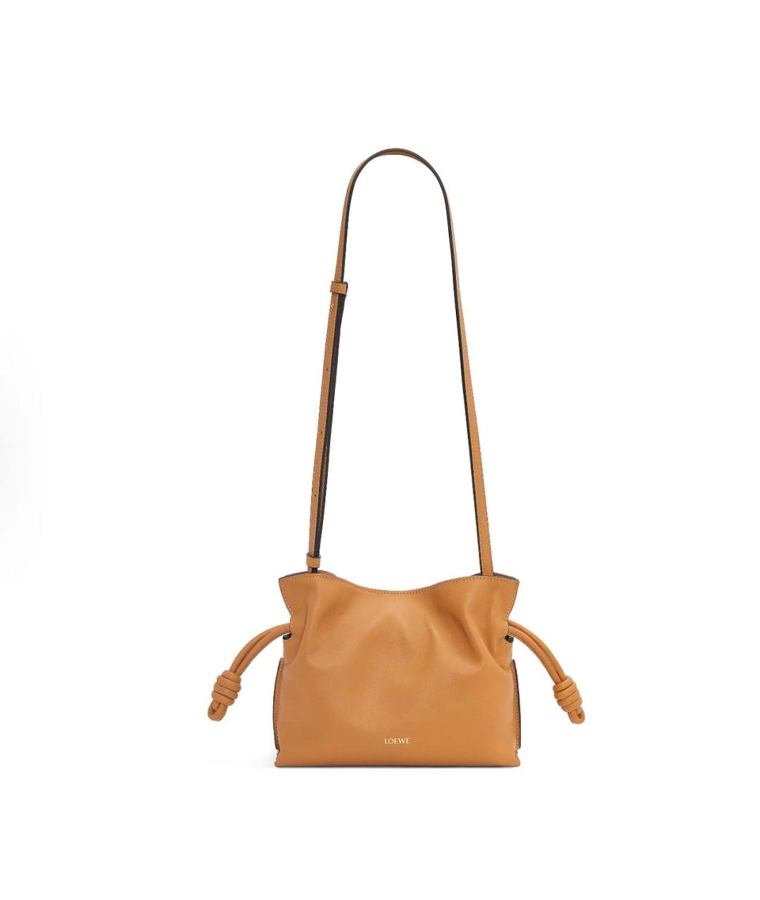 LOEWE Оранжевая кожаная сумка через плечо, фото 2