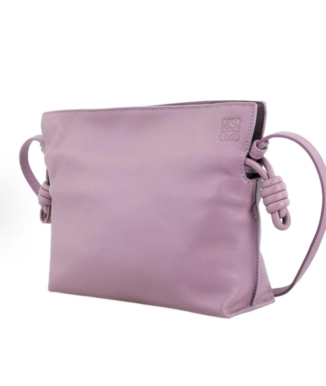 LOEWE Фиолетовая кожаная сумка через плечо, фото 3