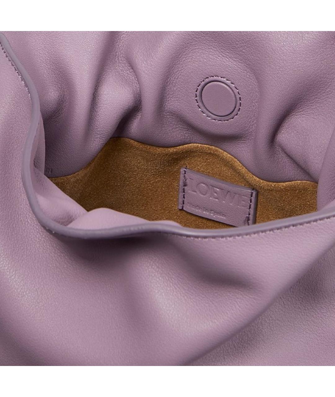 LOEWE Фиолетовая кожаная сумка через плечо, фото 5