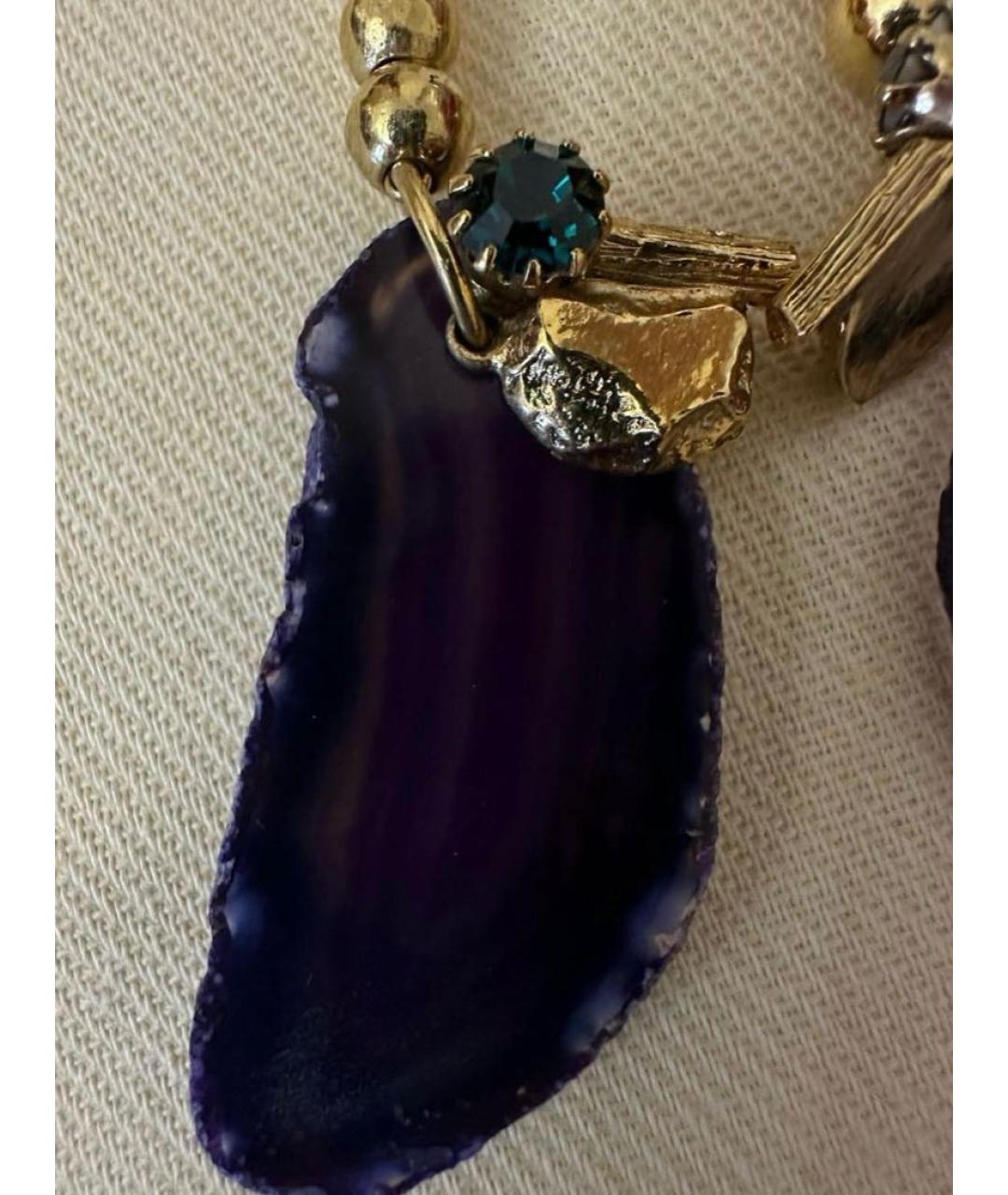 SAINT LAURENT Золотые серьги, фото 6