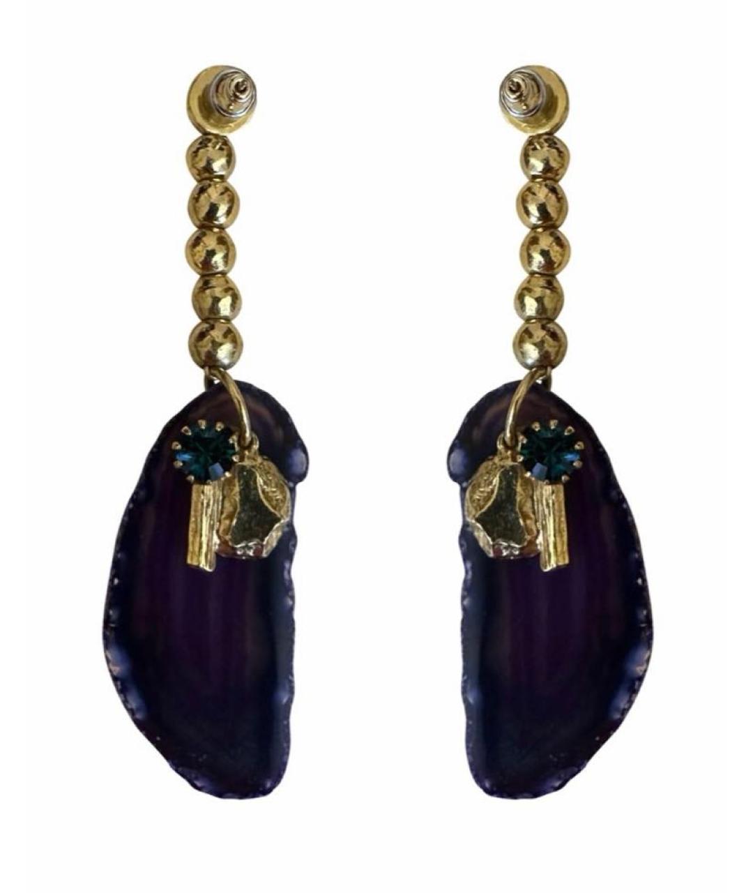 SAINT LAURENT Золотые серьги, фото 2