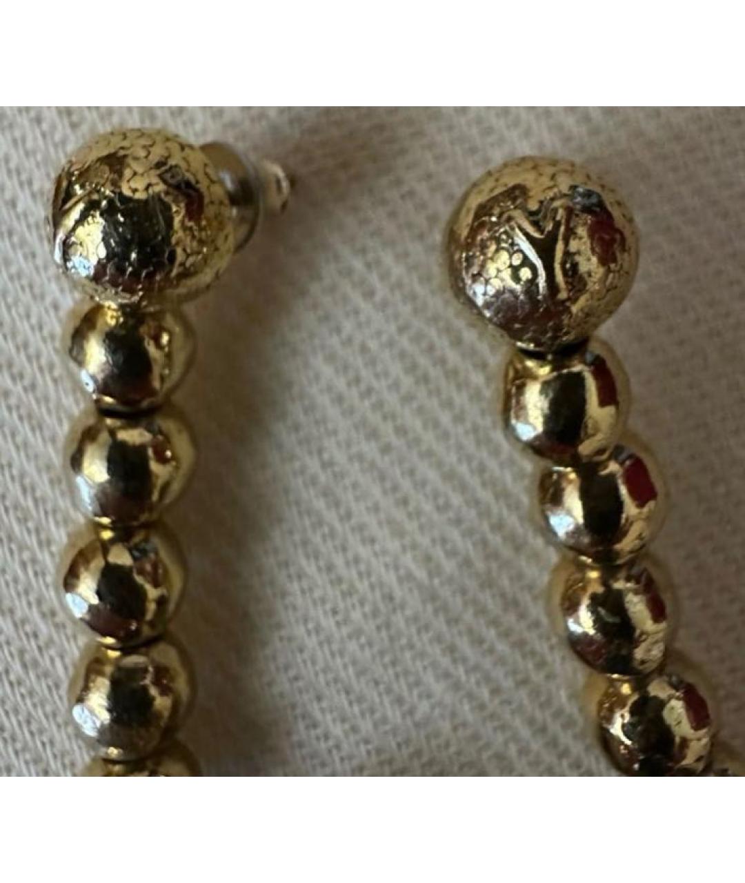 SAINT LAURENT Золотые серьги, фото 4