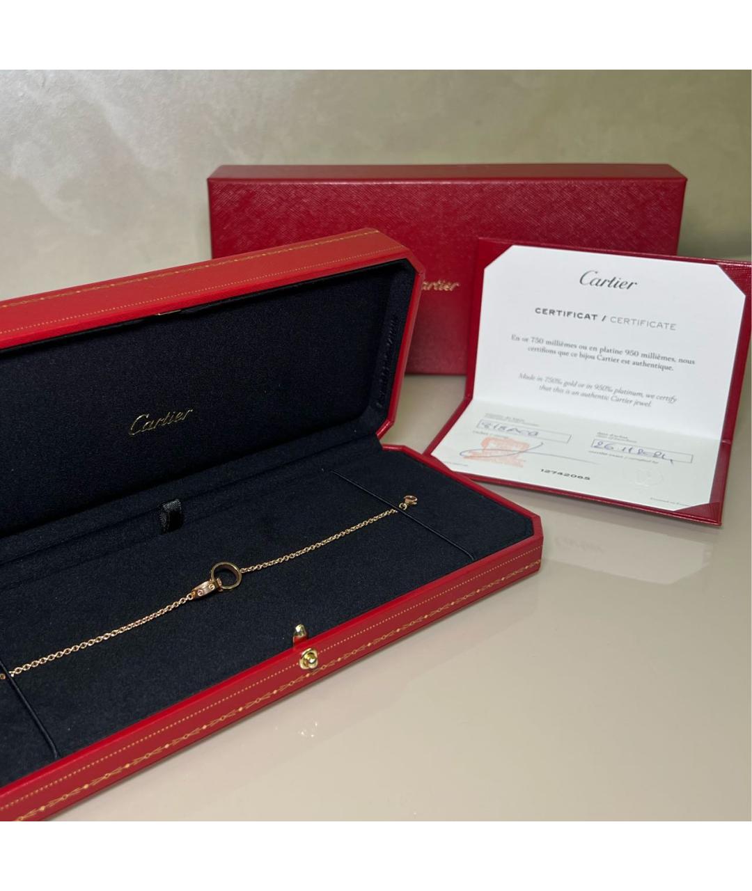 CARTIER Золотой браслет из розового золота, фото 6