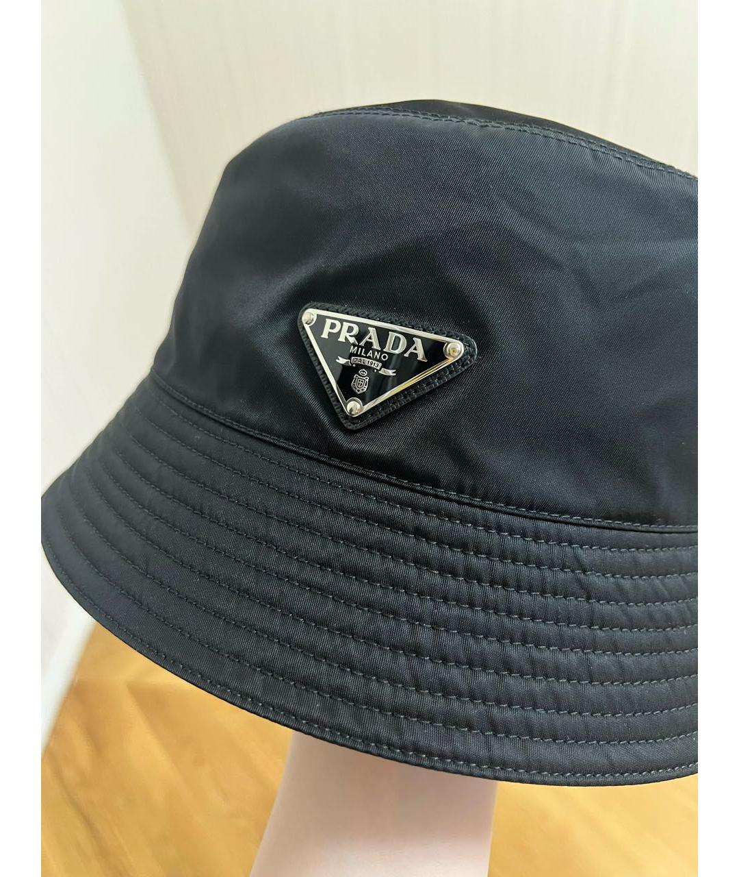PRADA Черная панама, фото 3