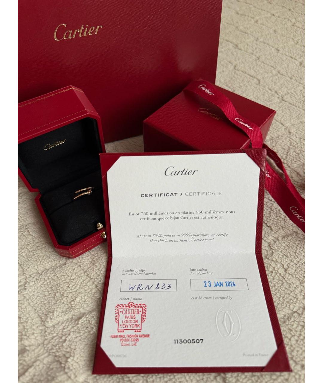 CARTIER Золотое кольцо из розового золота, фото 5