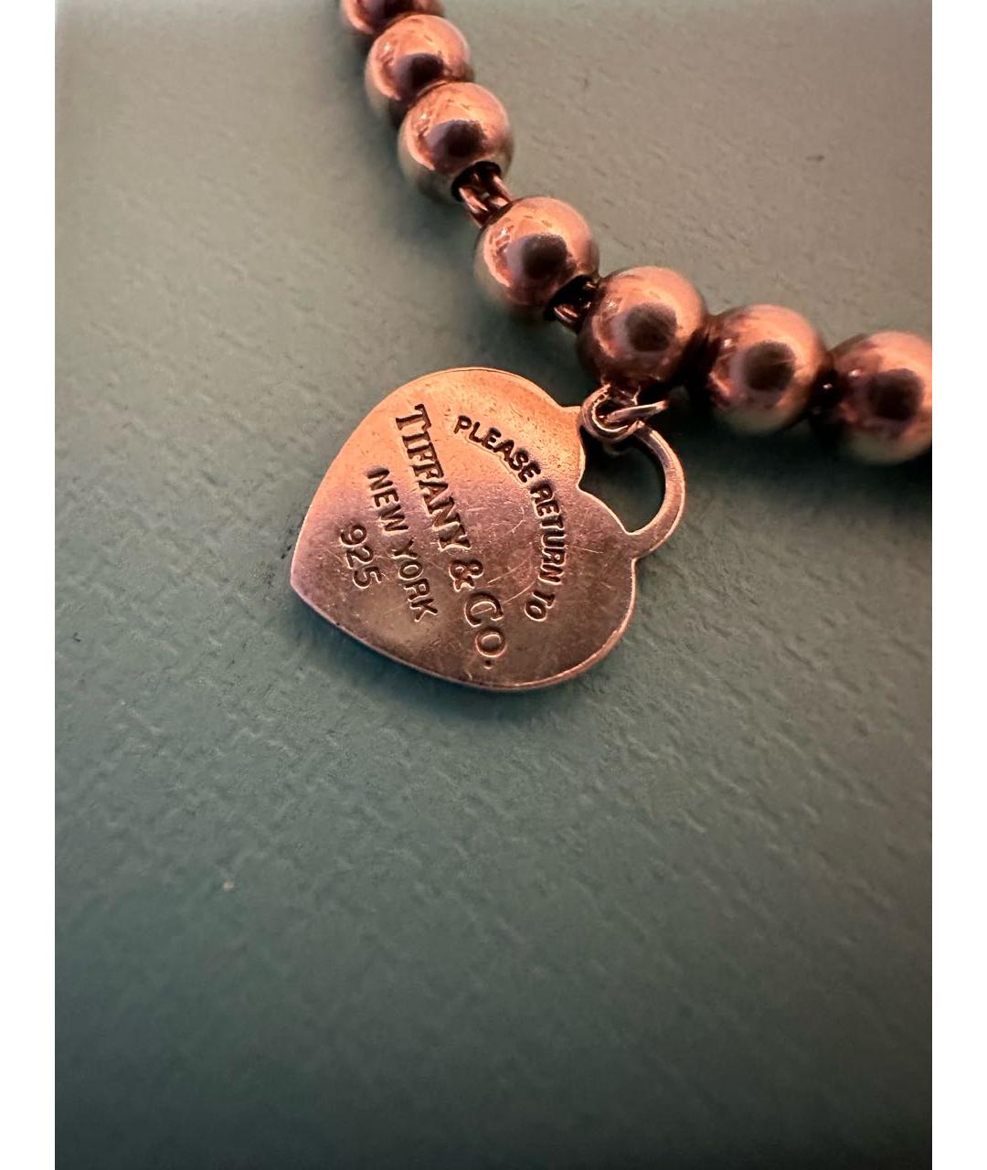 TIFFANY&CO Бирюзовый серебряный браслет, фото 3