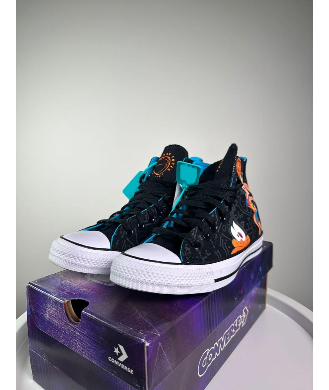 CONVERSE Черные текстильные кеды, фото 3