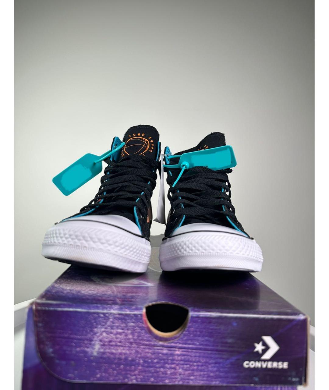 CONVERSE Черные текстильные кеды, фото 2