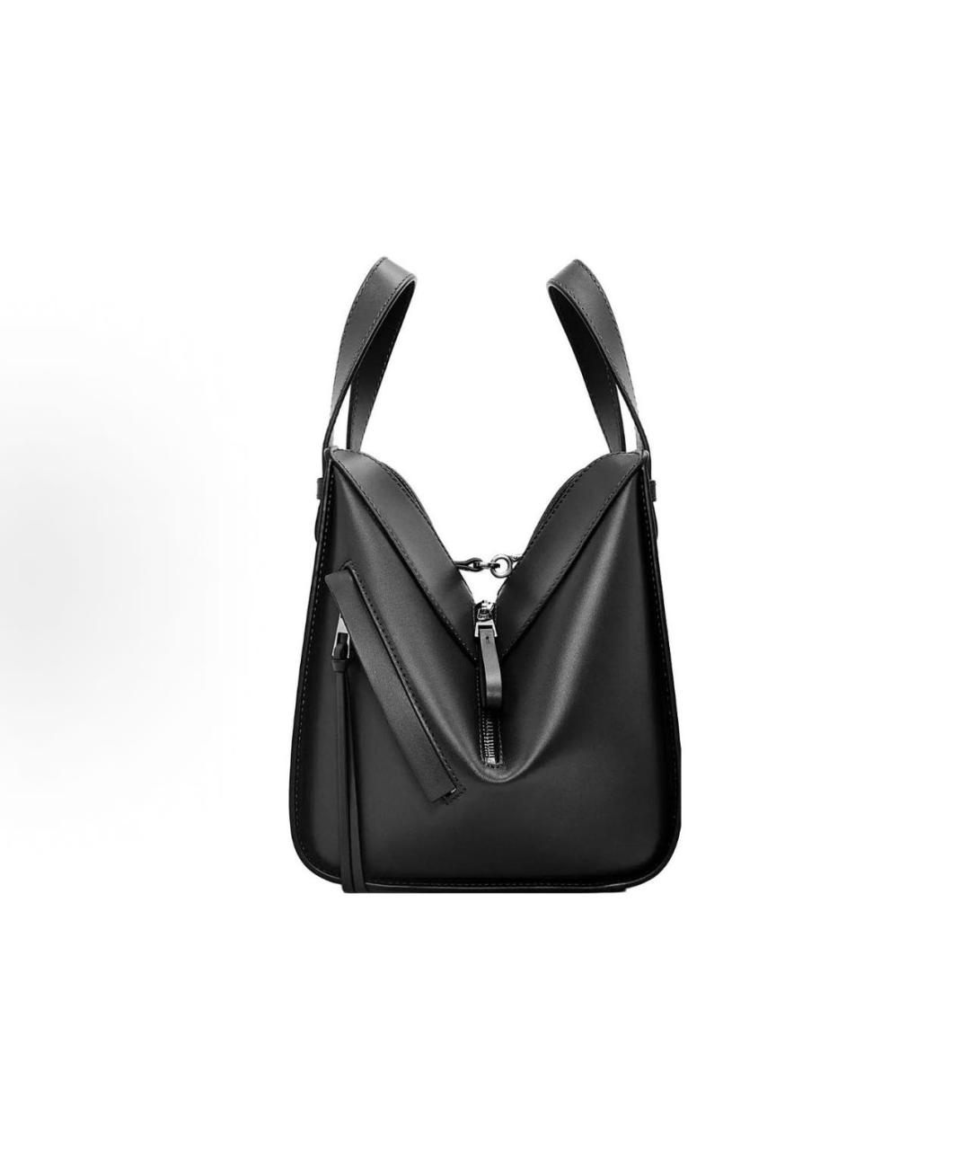 LOEWE Черная кожаная сумка тоут, фото 3