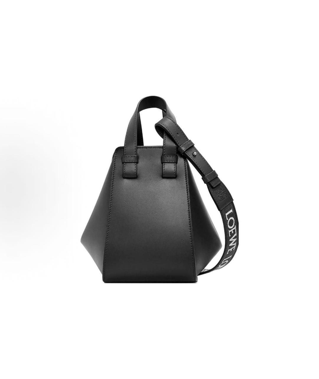 LOEWE Черная кожаная сумка тоут, фото 4