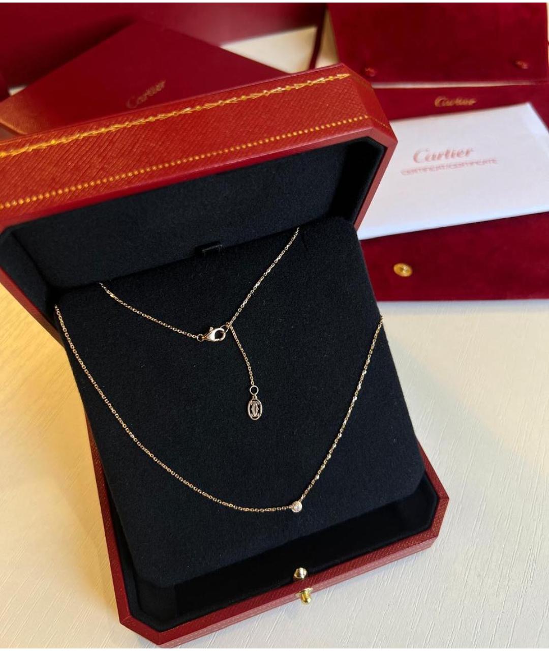 CARTIER Золотая подвеска из розового золота, фото 3