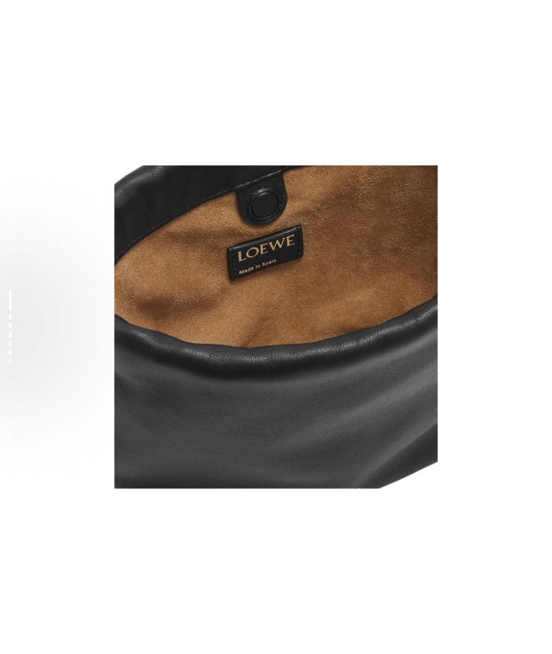LOEWE Черная кожаная сумка через плечо, фото 8