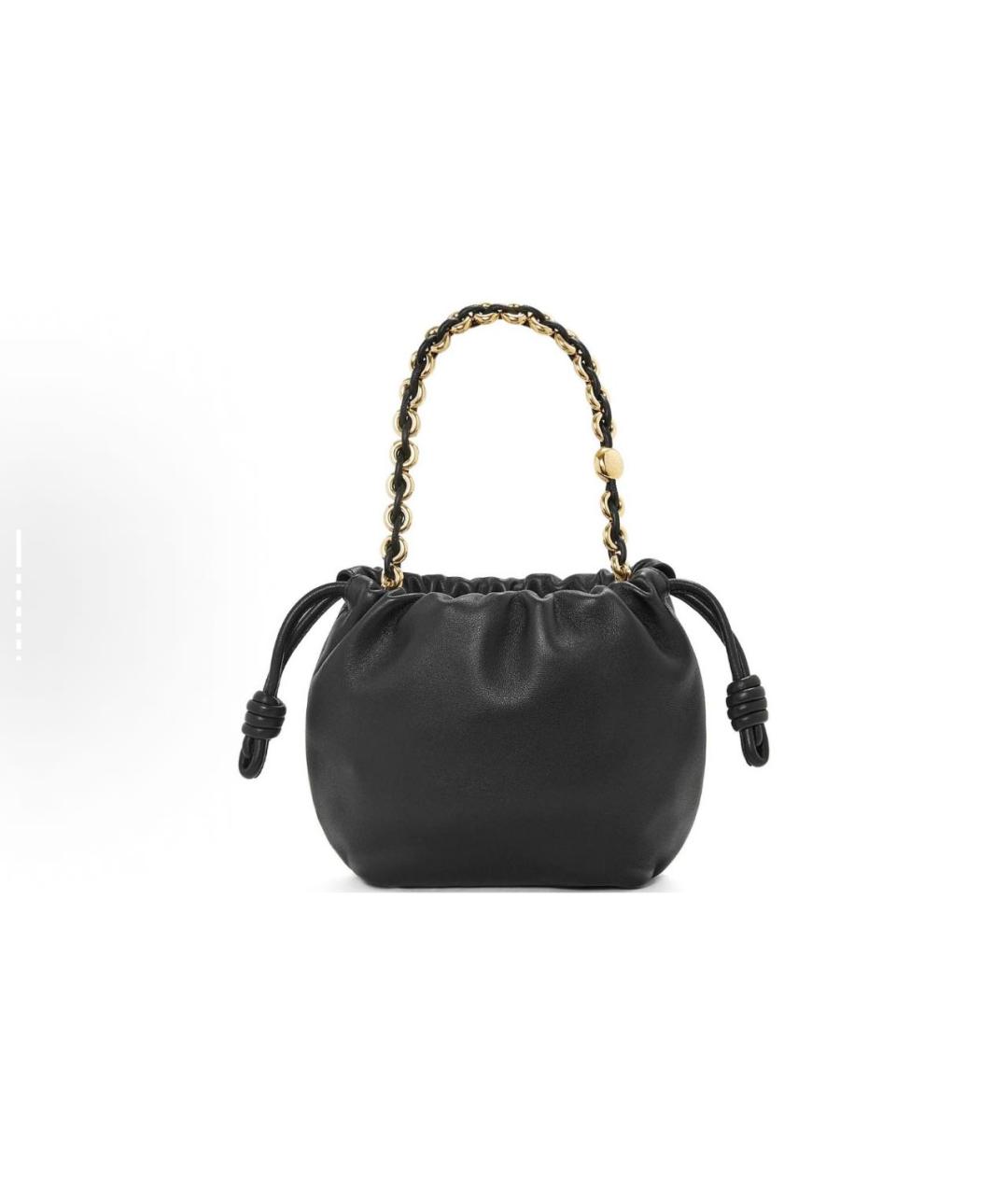 LOEWE Черная кожаная сумка через плечо, фото 4