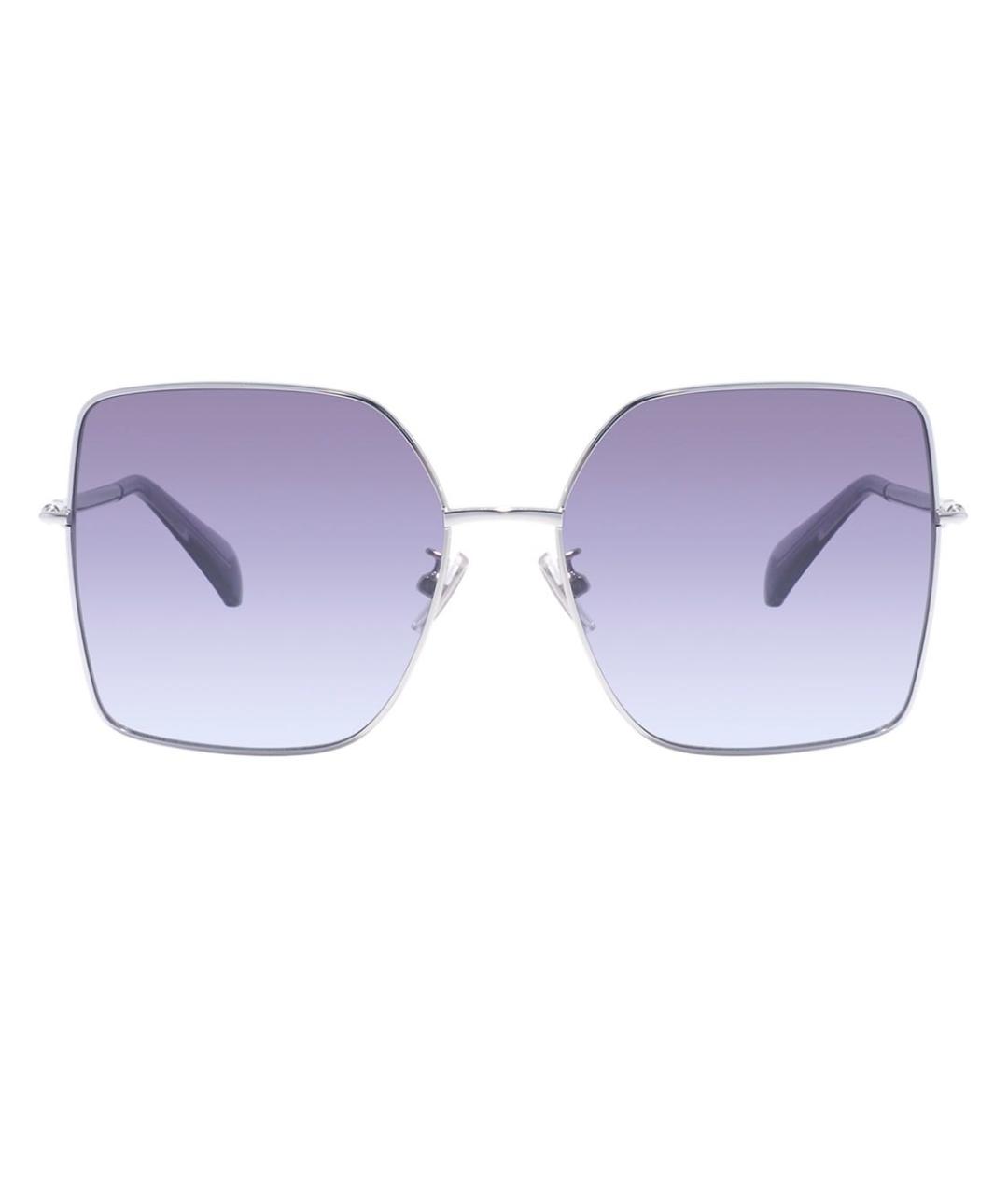 MAX MARA Фиолетовые пластиковые солнцезащитные очки, фото 5