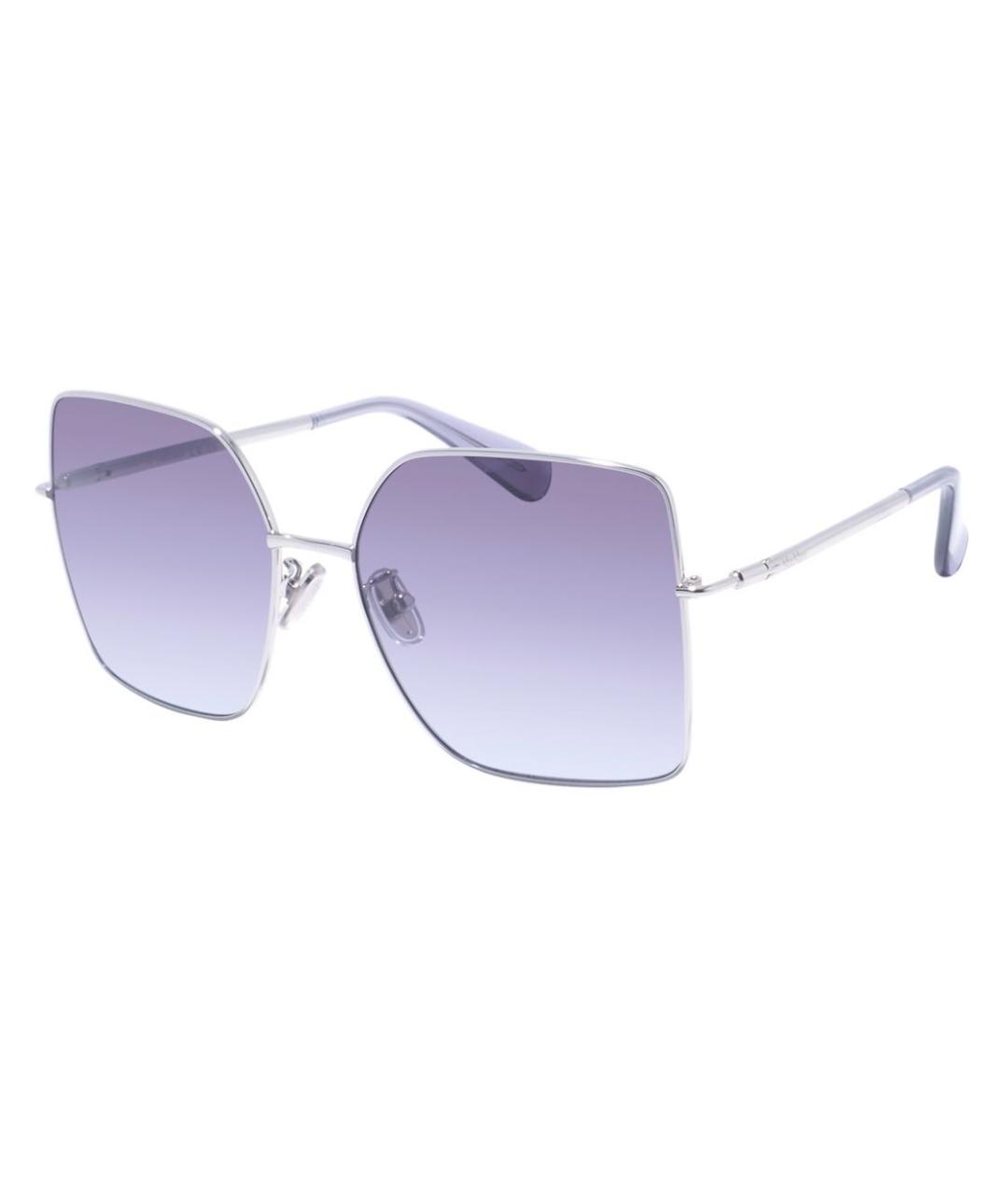 MAX MARA Фиолетовые пластиковые солнцезащитные очки, фото 2