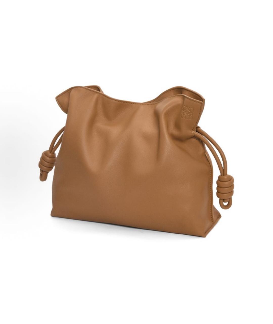 LOEWE Оранжевая кожаная сумка через плечо, фото 2
