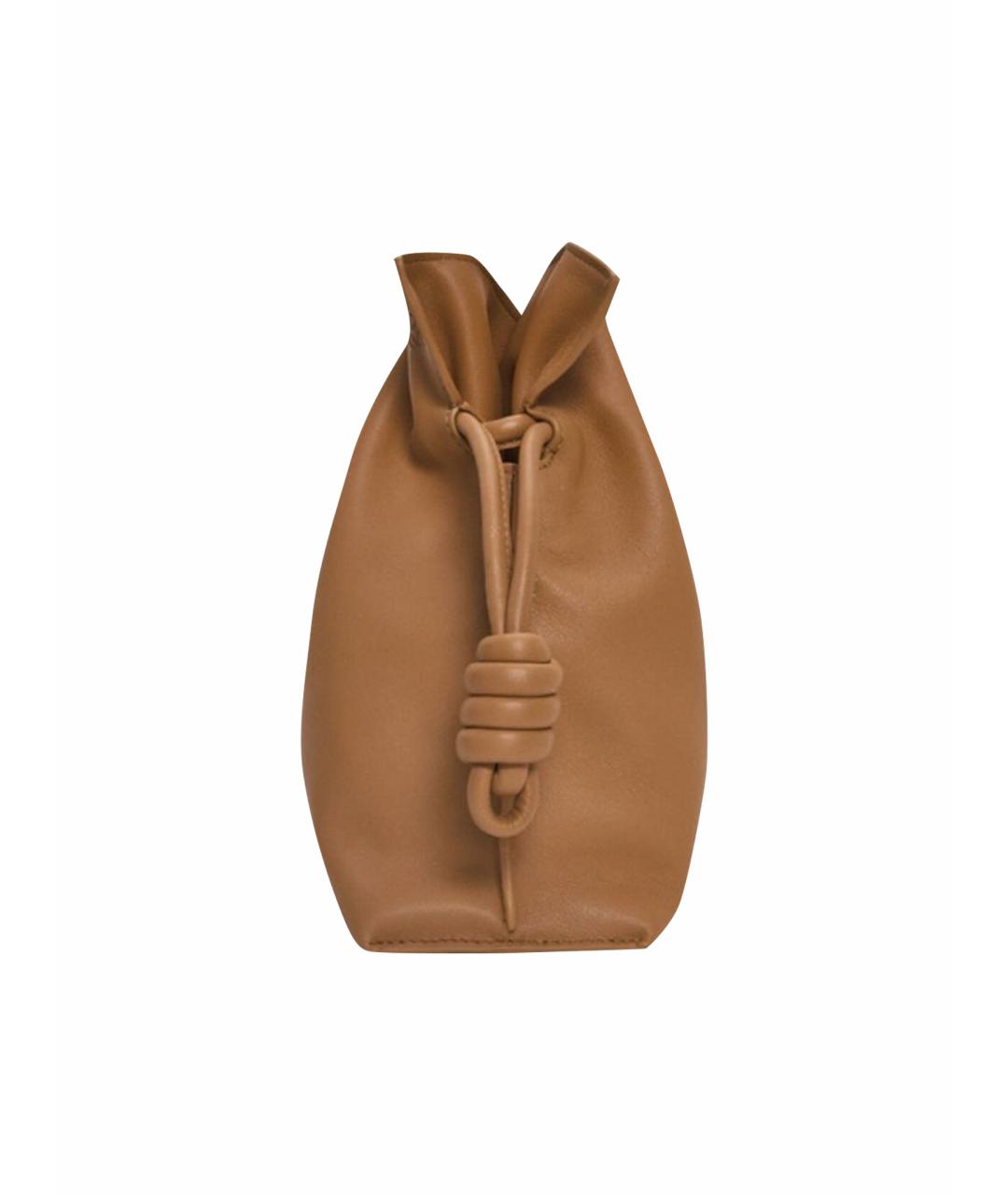 LOEWE Оранжевая кожаная сумка через плечо, фото 10