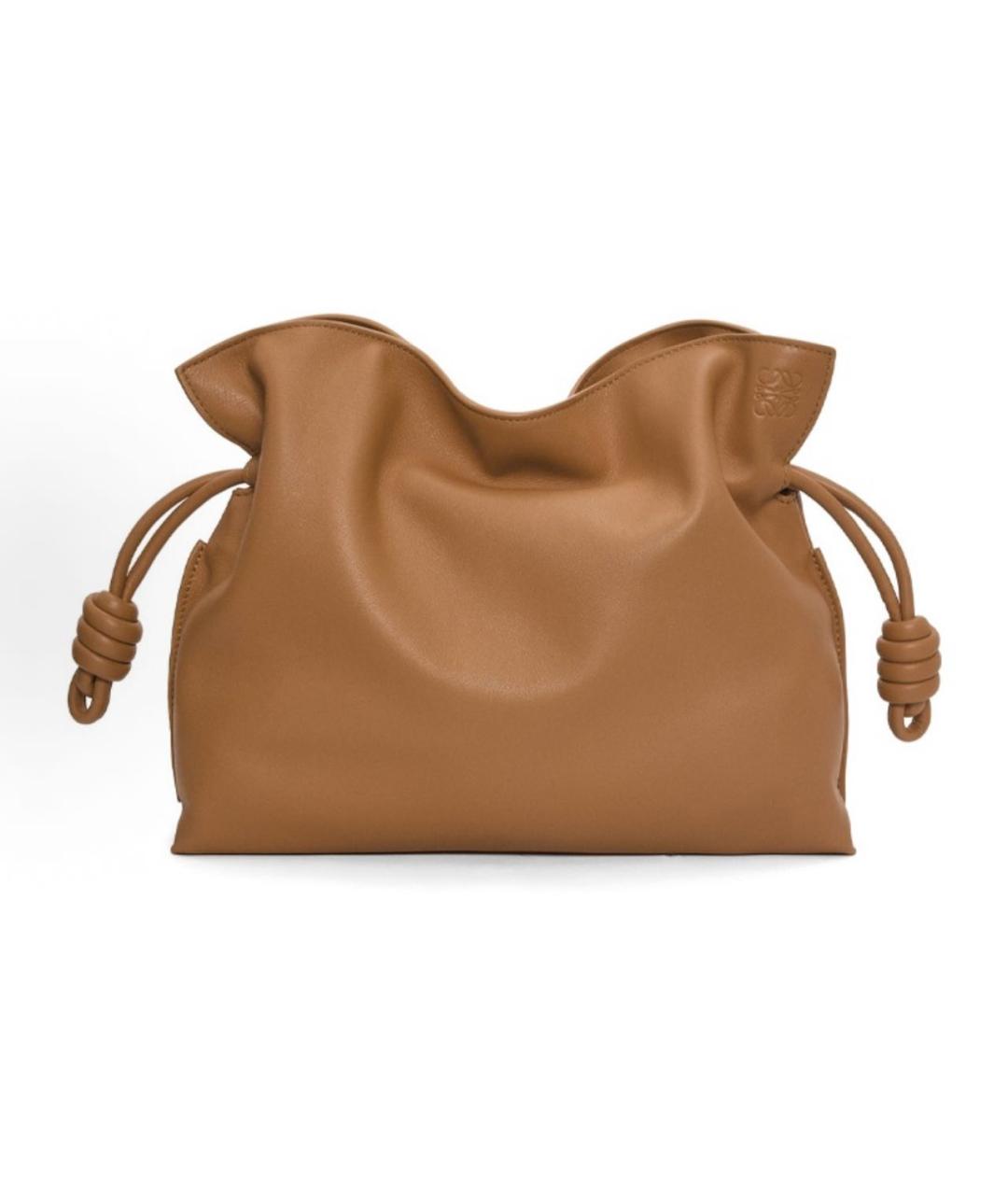 LOEWE Оранжевая кожаная сумка через плечо, фото 7