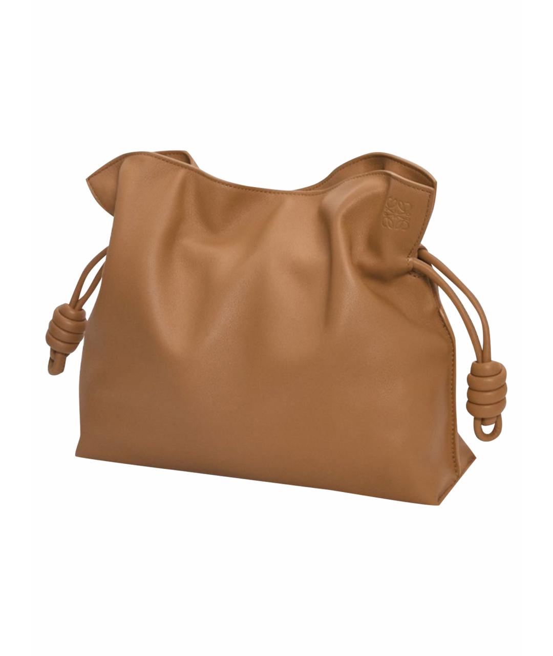 LOEWE Оранжевая кожаная сумка через плечо, фото 11