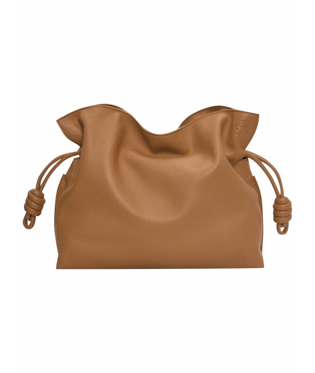 LOEWE Оранжевая кожаная сумка через плечо, фото 1