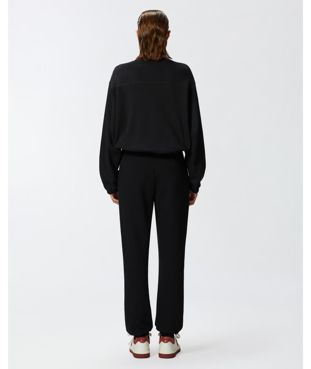 PINKO Черные хлопковые спортивные брюки и шорты, фото 6