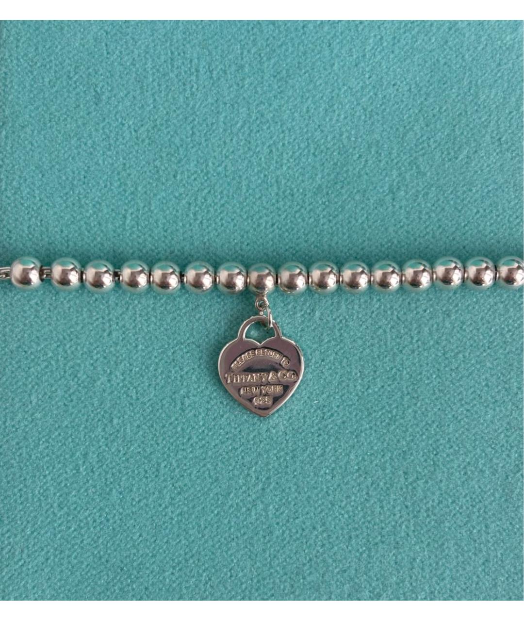 TIFFANY&CO Серебрянный серебряный браслет, фото 6