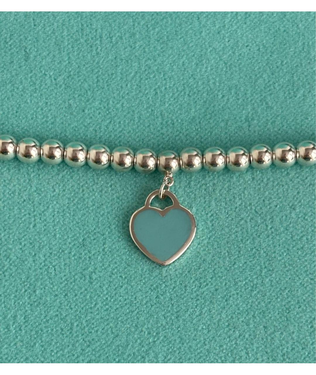 TIFFANY&CO Серебрянный серебряный браслет, фото 5