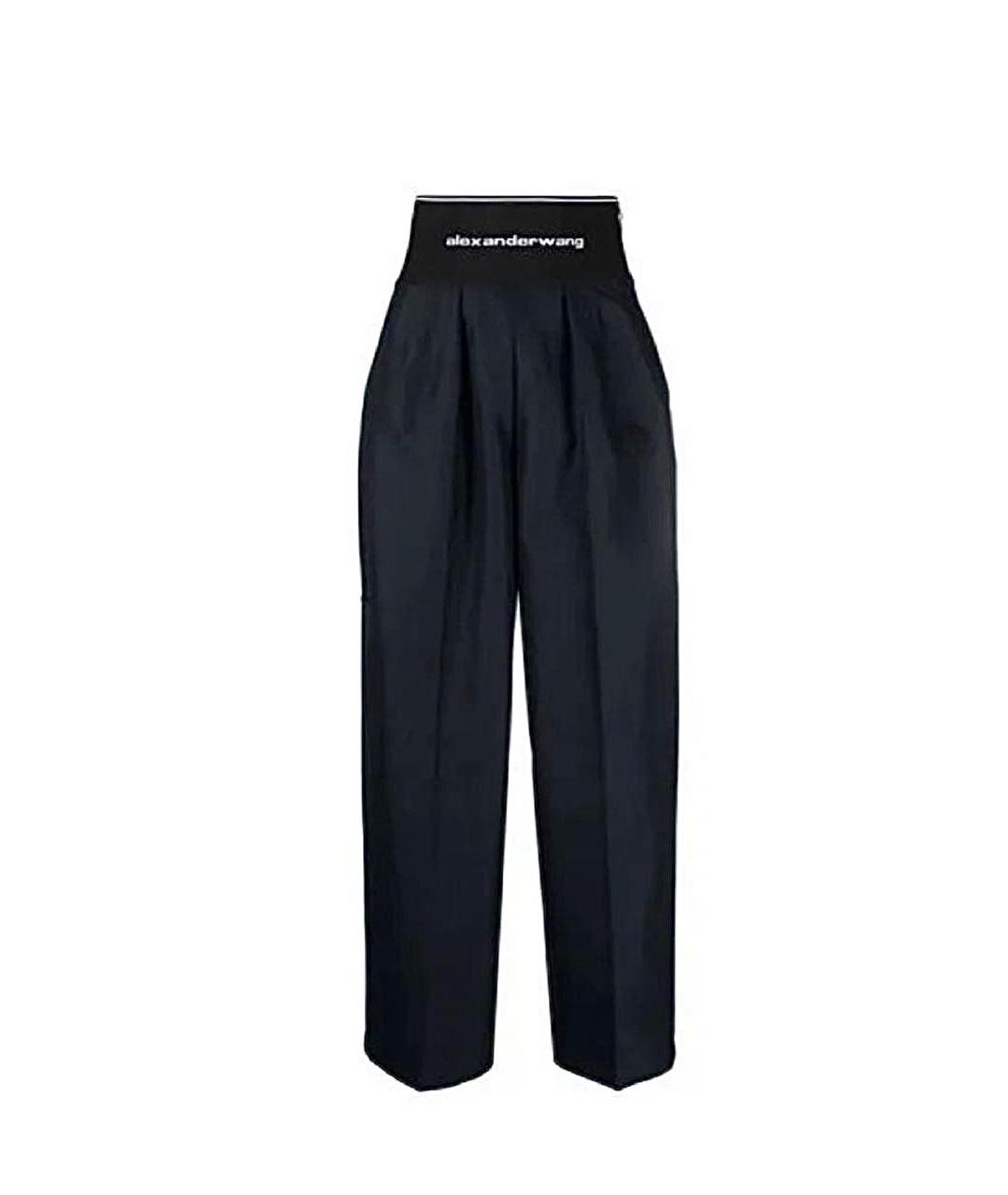 ALEXANDER WANG Черные хлопко-эластановые кюлоты, фото 5