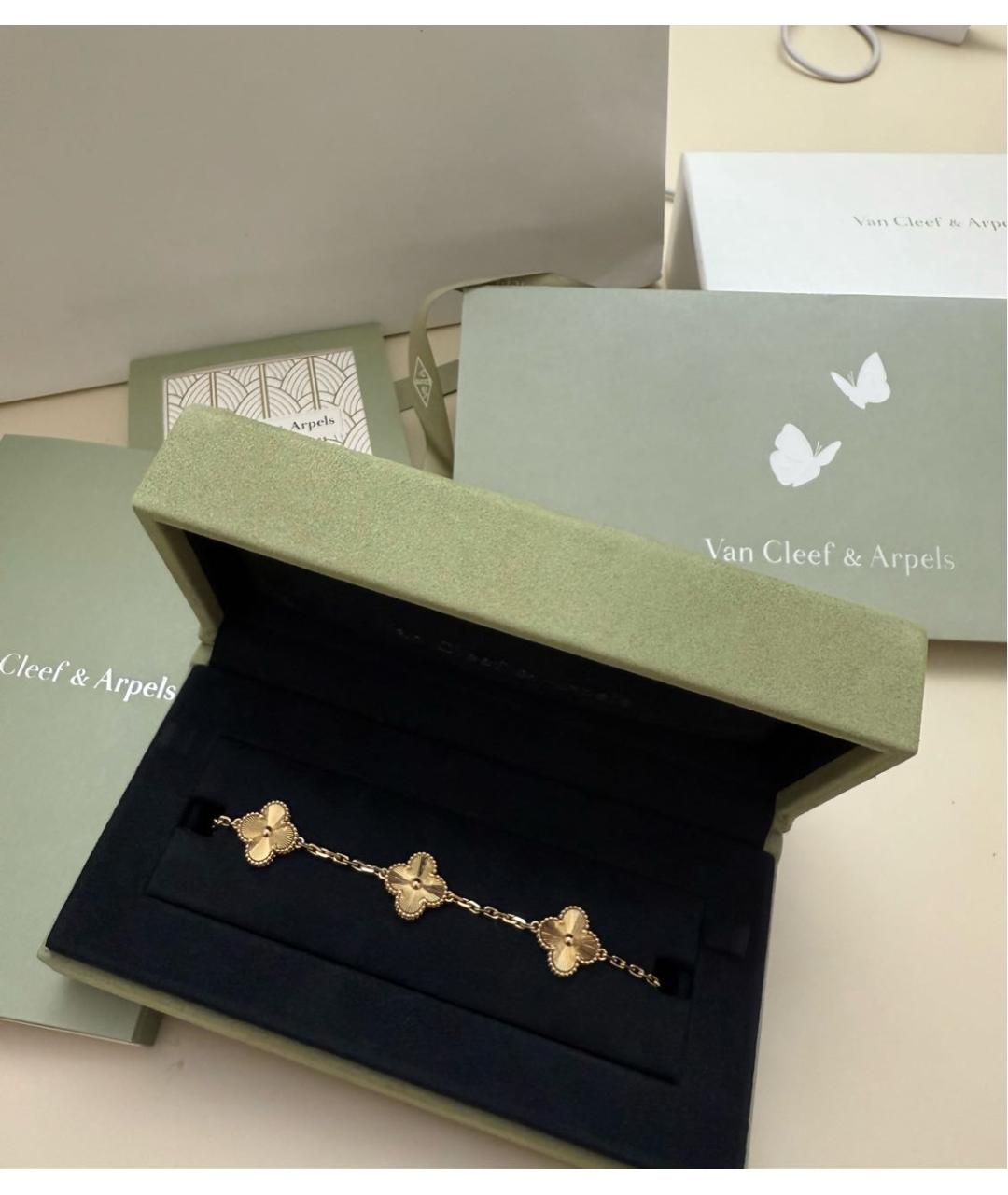 VAN CLEEF & ARPELS Золотой браслет из желтого золота, фото 4