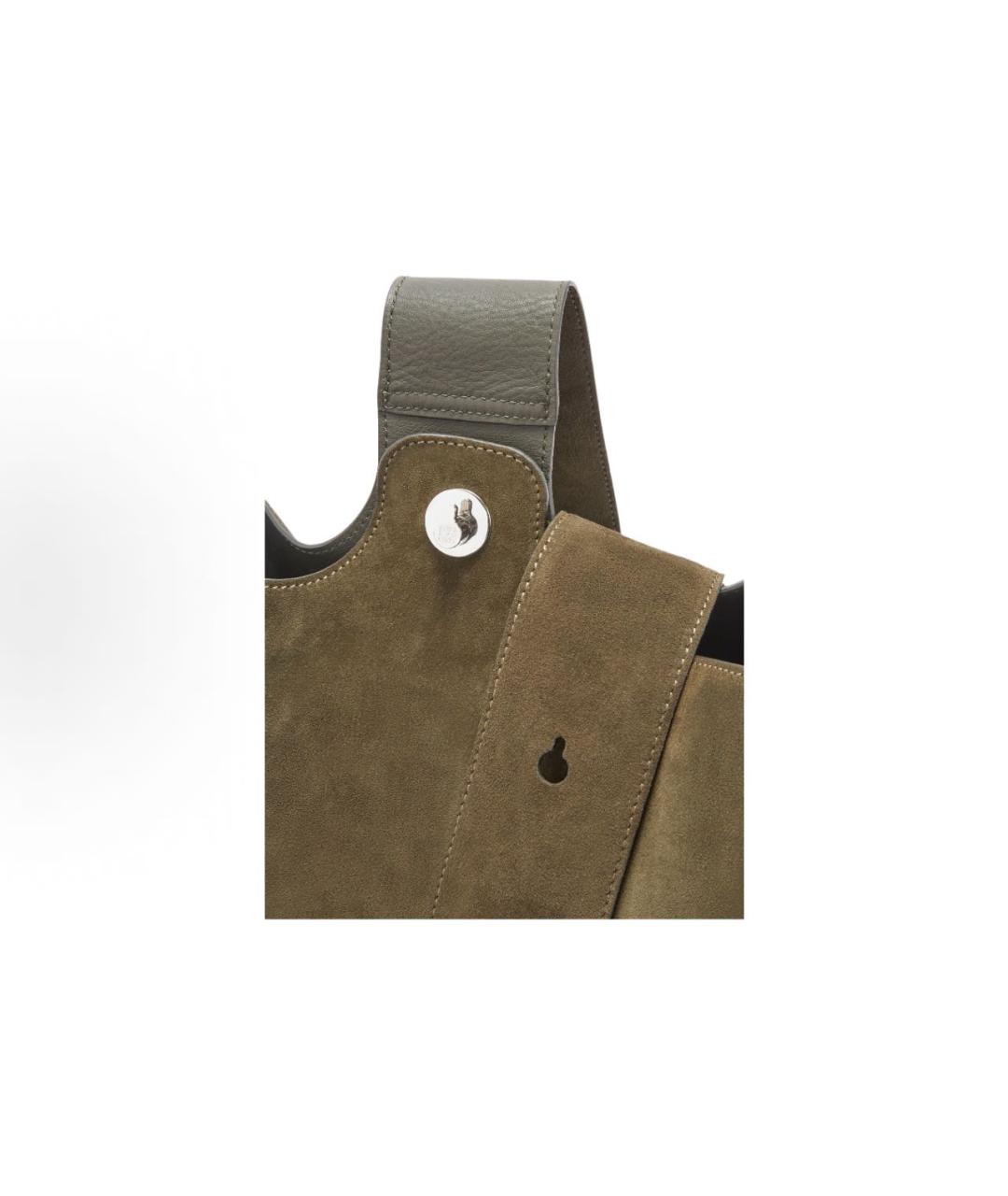 LOEWE Хаки сумка тоут, фото 7