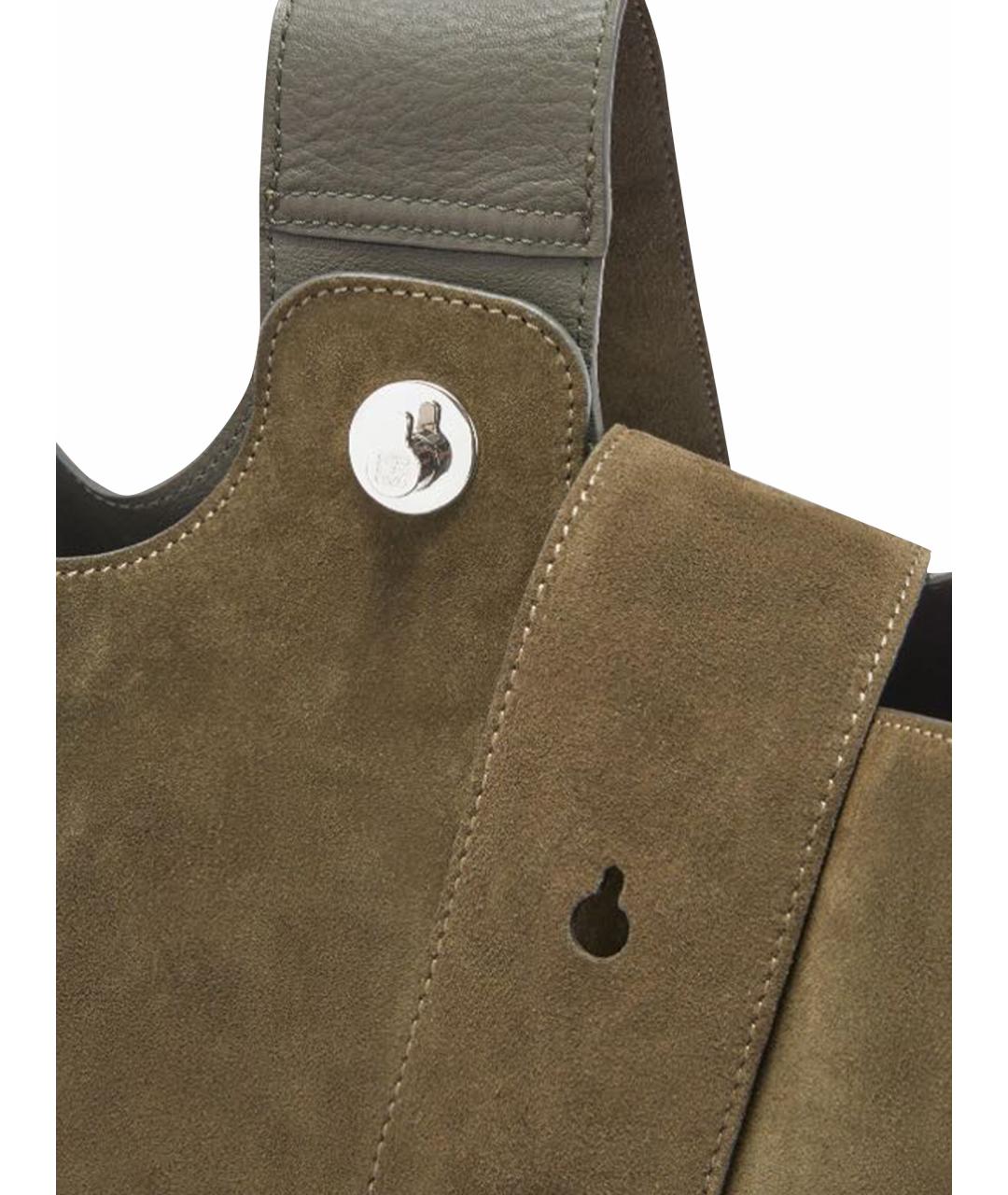 LOEWE Хаки сумка тоут, фото 11