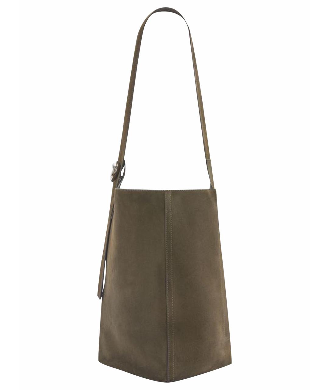 LOEWE Хаки сумка тоут, фото 14