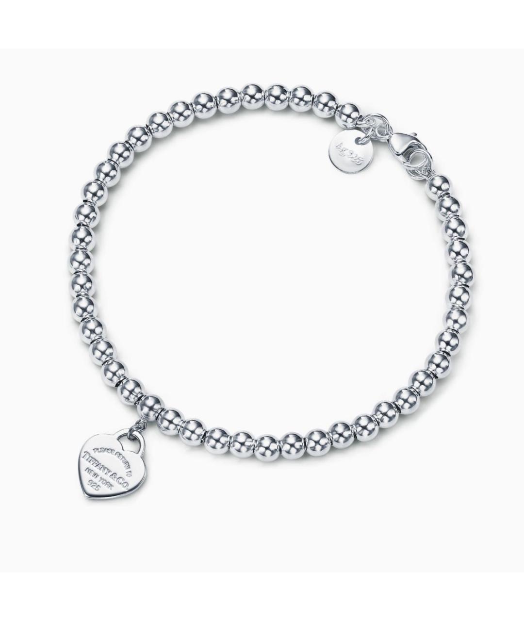 TIFFANY&CO Серебрянный серебряный браслет, фото 4