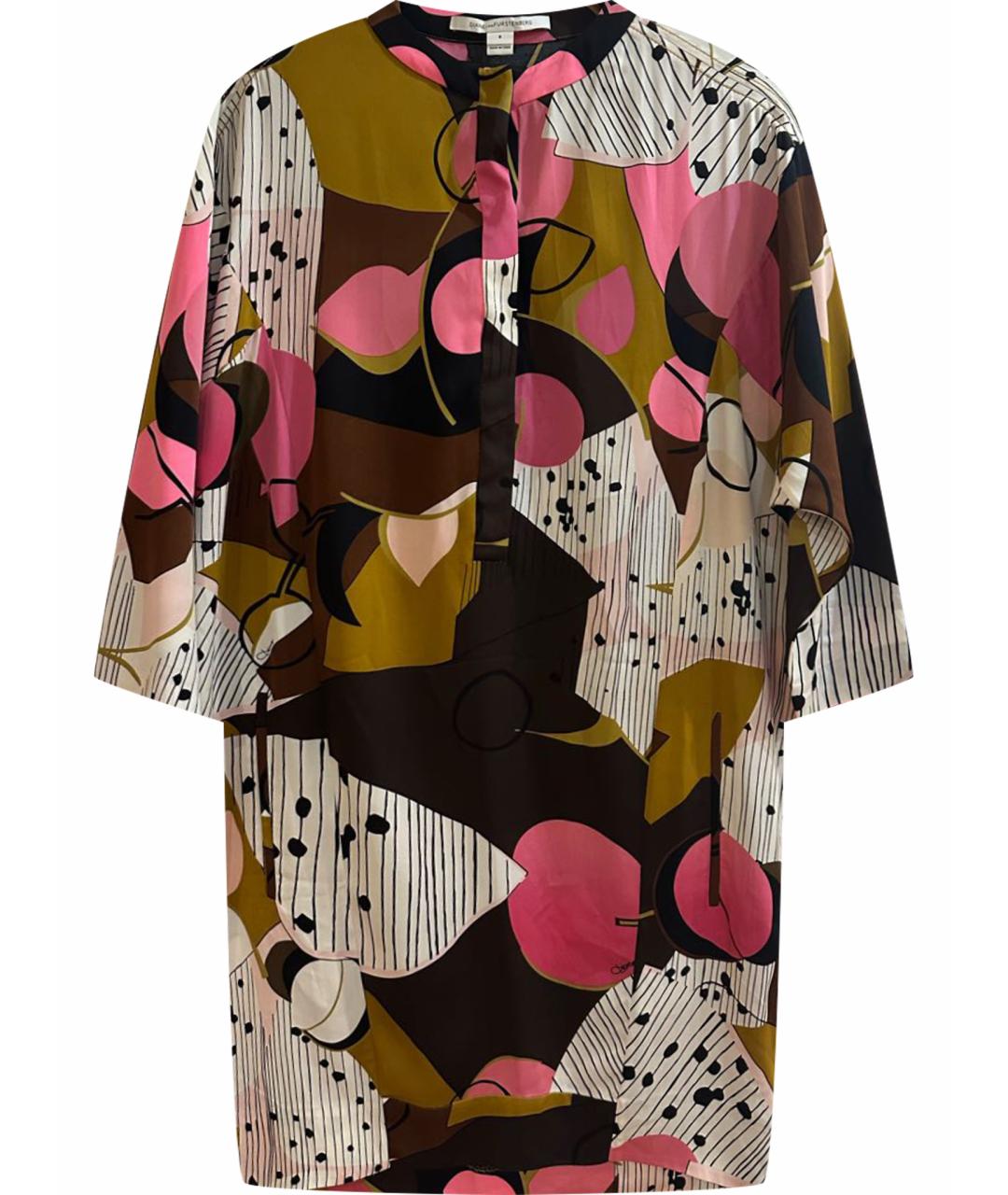 DIANE VON FURSTENBERG Красное вискозное повседневное платье, фото 1
