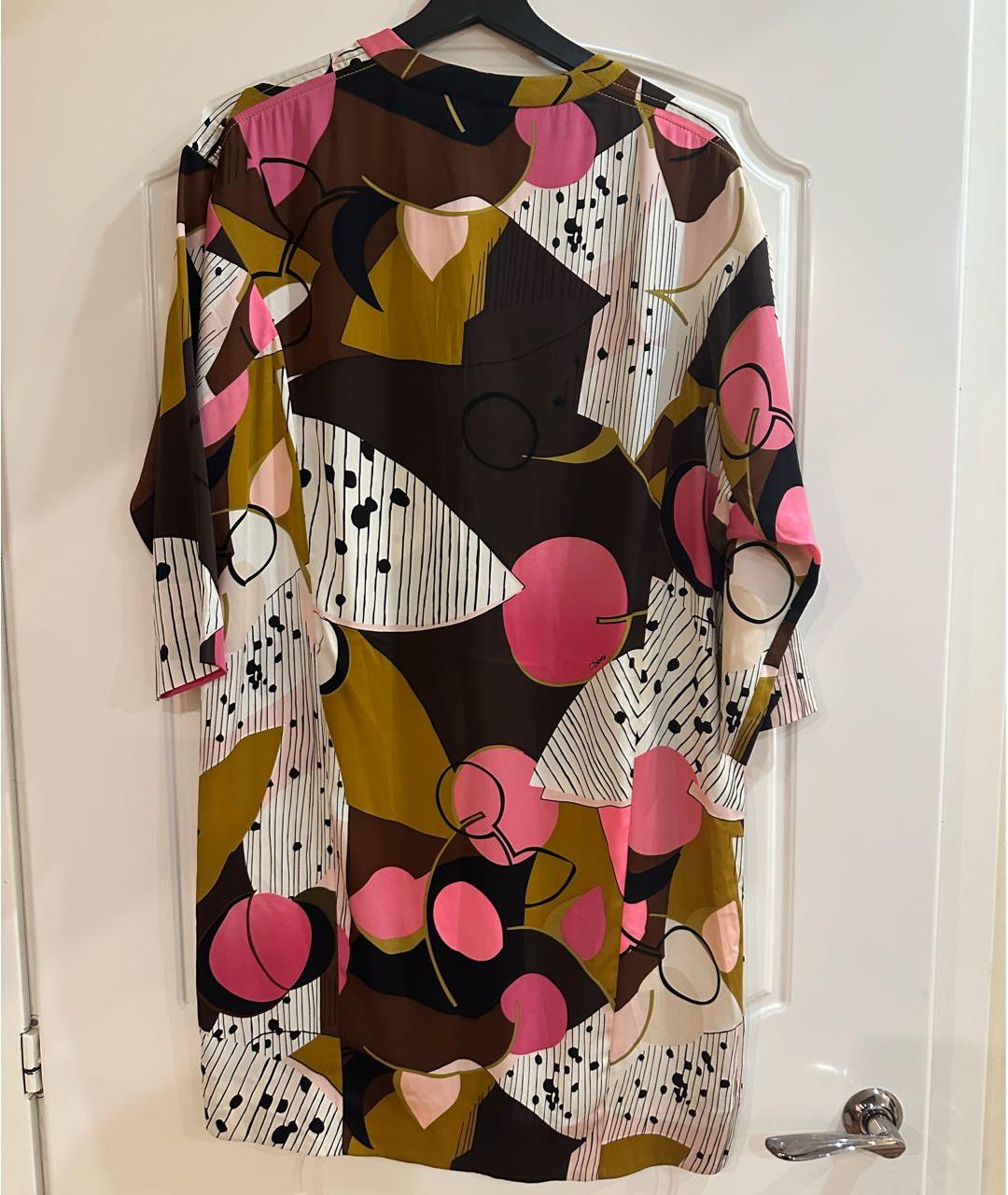 DIANE VON FURSTENBERG Красное вискозное повседневное платье, фото 2