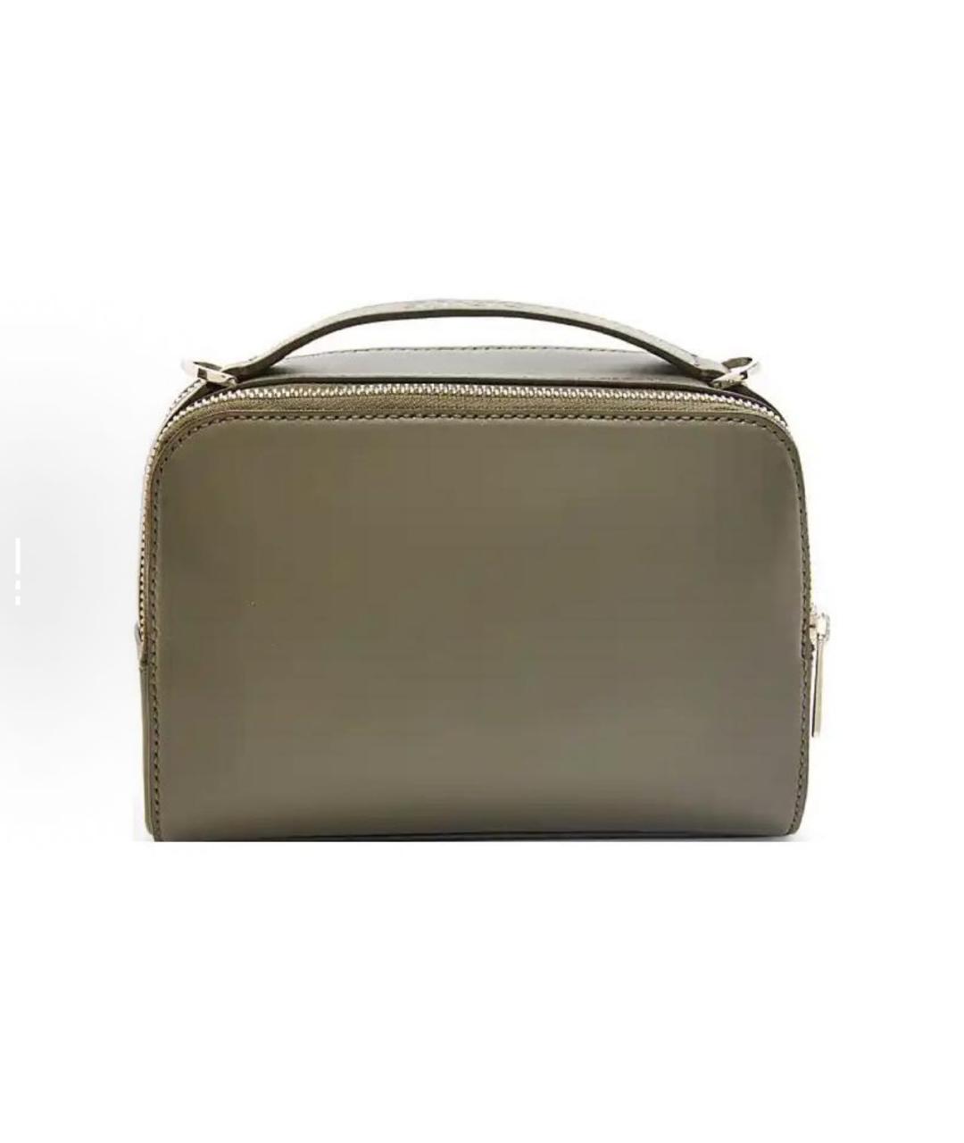 LOEWE Хаки кожаная сумка на плечо, фото 4