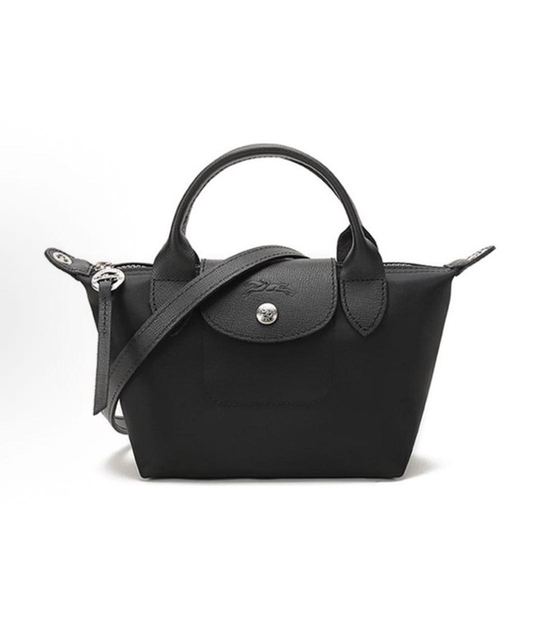 LONGCHAMP Черная сумка через плечо, фото 4