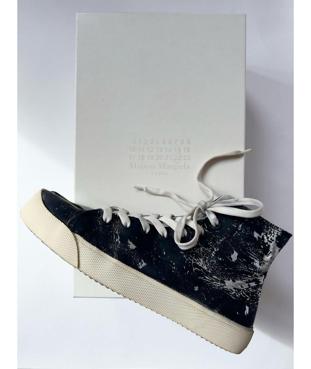 MAISON MARGIELA Черные кеды, фото 6