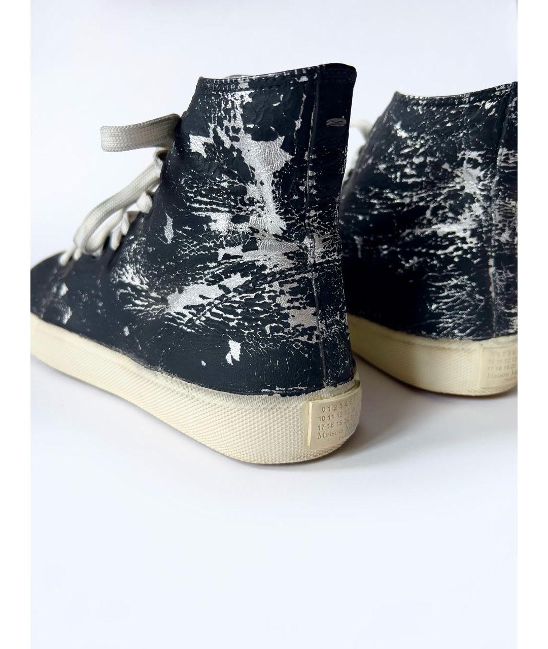 MAISON MARGIELA Черные кеды, фото 4