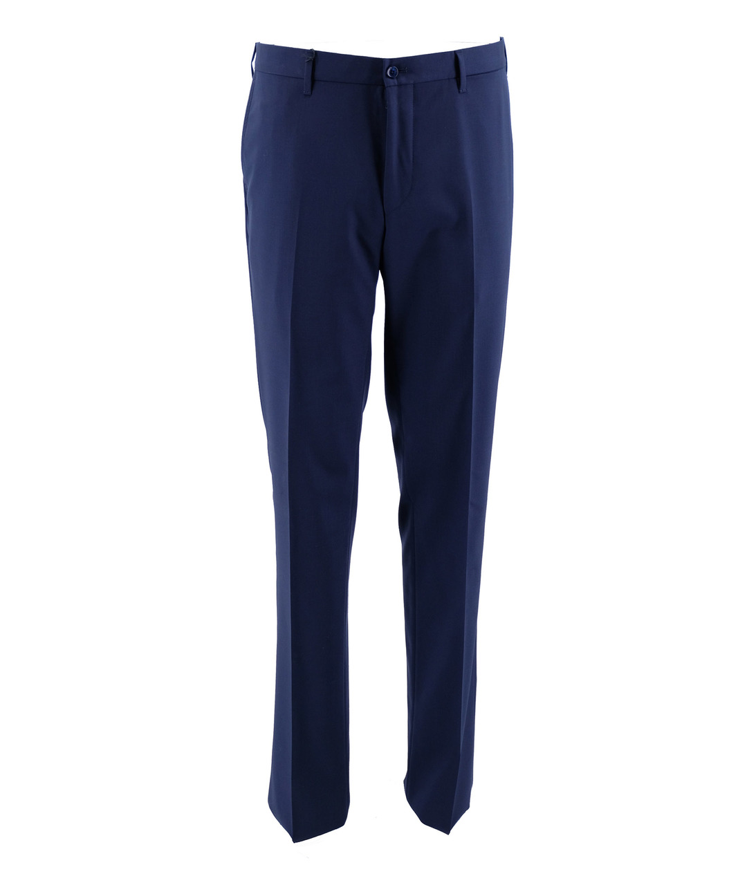 ZILLI Синие шелковые классические брюки, фото 1