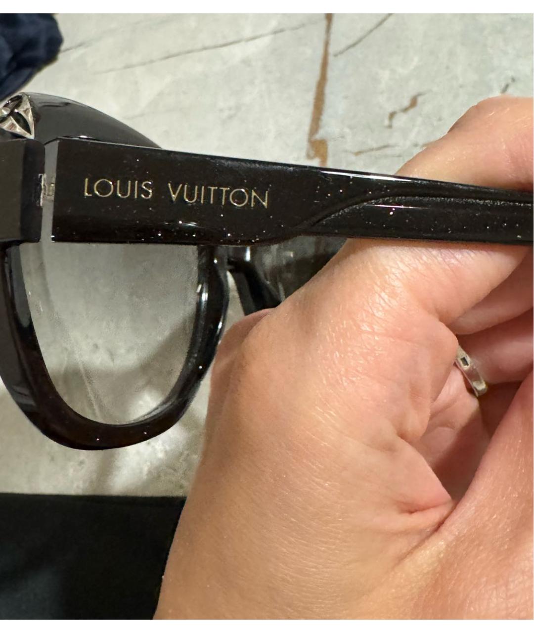 LOUIS VUITTON Коричневые пластиковые солнцезащитные очки, фото 7