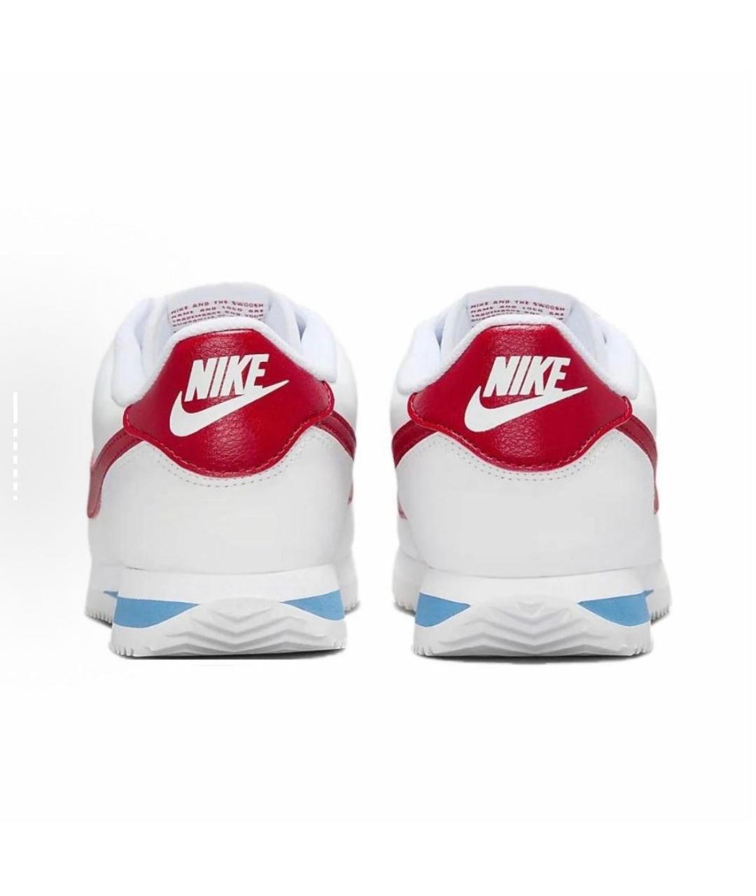 NIKE Белые замшевые низкие кроссовки / кеды, фото 3