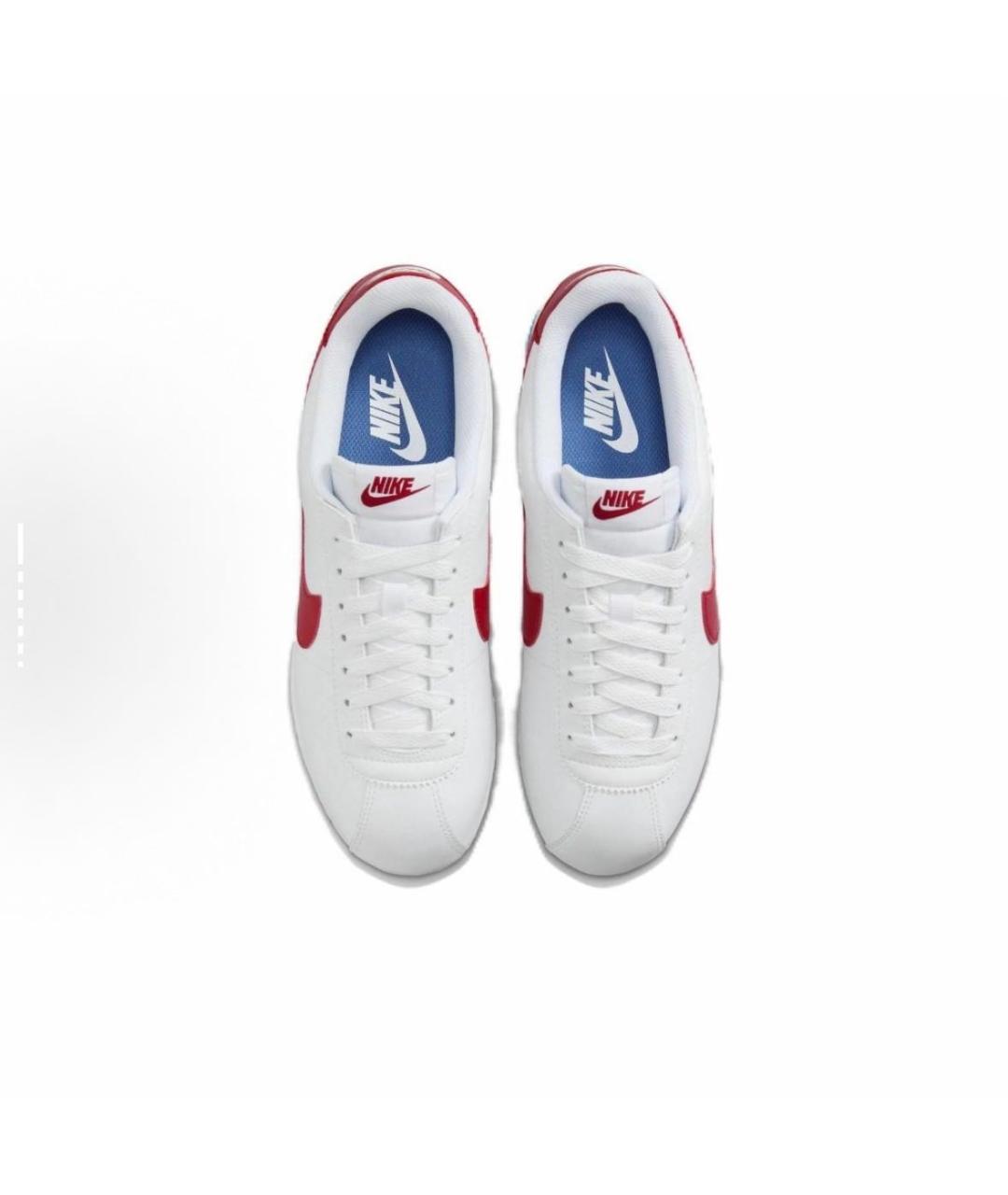 NIKE Белые замшевые низкие кроссовки / кеды, фото 4