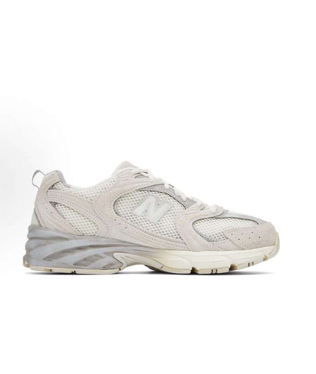 NEW BALANCE Бежевые синтетические низкие кроссовки / кеды, фото 9