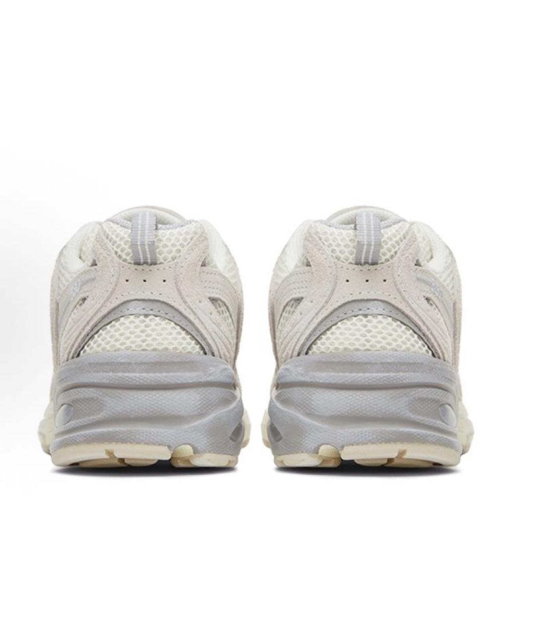 NEW BALANCE Бежевые синтетические низкие кроссовки / кеды, фото 4